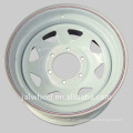 Rueda de remolque de acero blanco de llantas de rueda Jeep 15x8